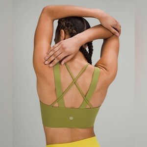 Lululemon Like a Cloud
Longline Bra *Light Support,
D/DD Cup
Bronze Green